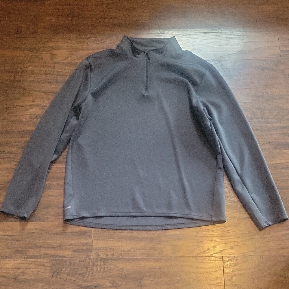 Layer 8 Charcoal Qwick-Dry Pullover